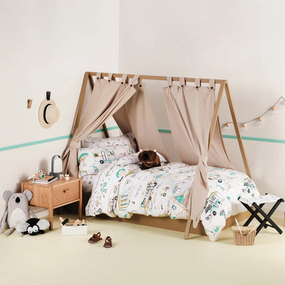 Linen House Down By The River Duvet Cover Set - Multicolour