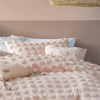Linen House Haze Duvet Cover Set - Peach