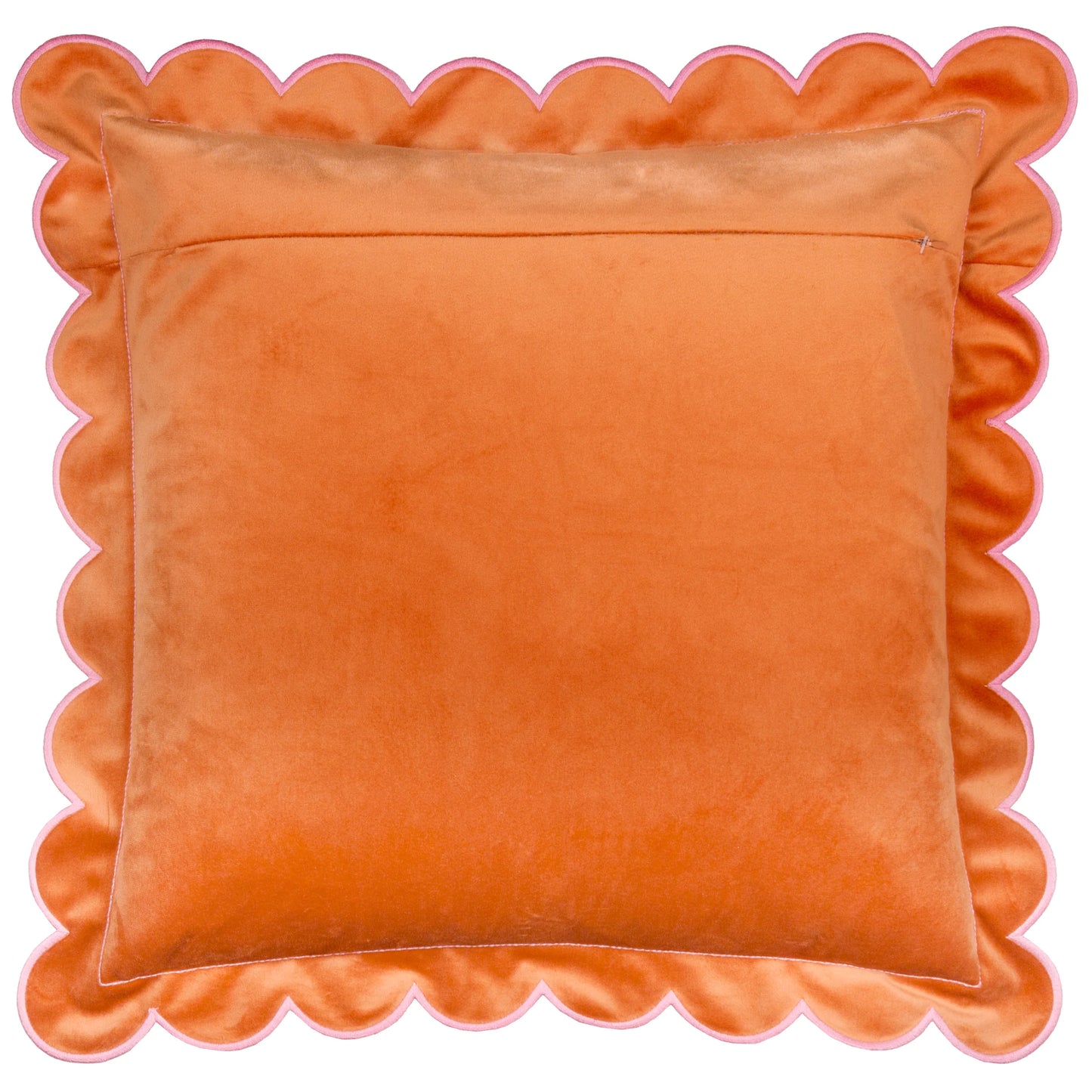 Furn Lil Scallop Cushion - Orange/Pink