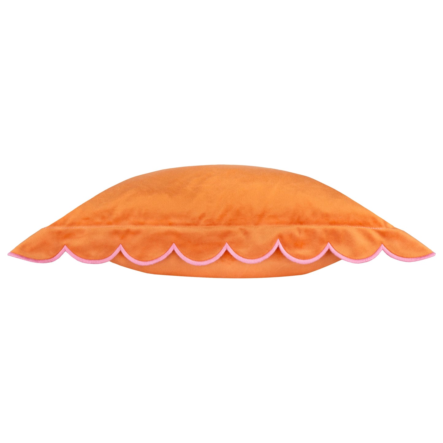Furn Lil Scallop Cushion - Orange/Pink
