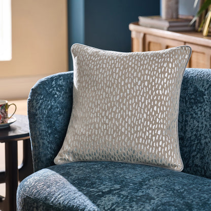 Clarke & Clarke Loxley Cushion - Silver