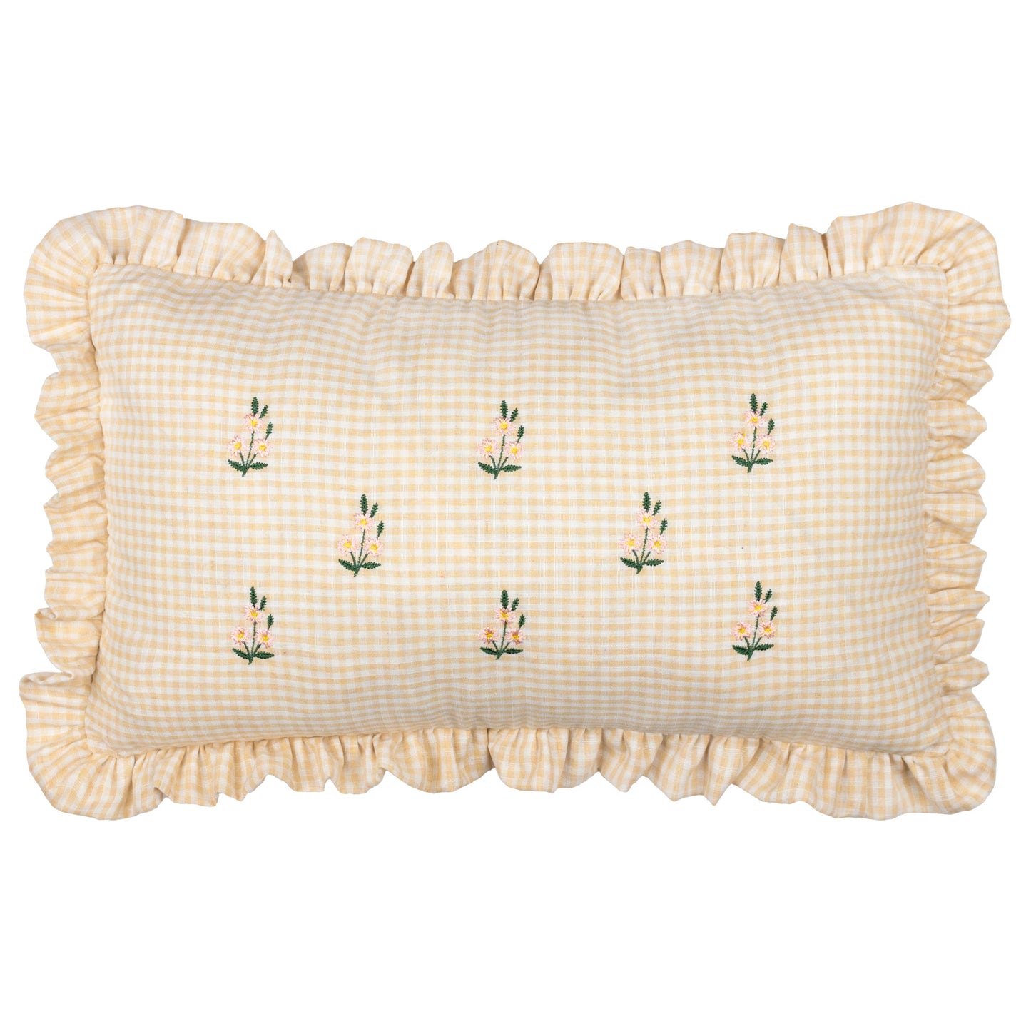 Furn Les Petite Fleurs Cushion - Natural