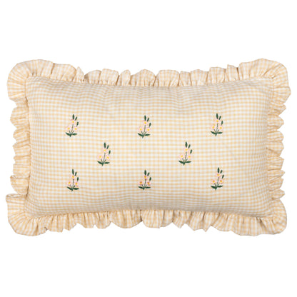 Furn Les Petite Fleurs Cushion - Natural