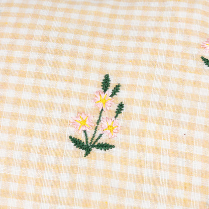 Furn Les Petite Fleurs Cushion - Natural