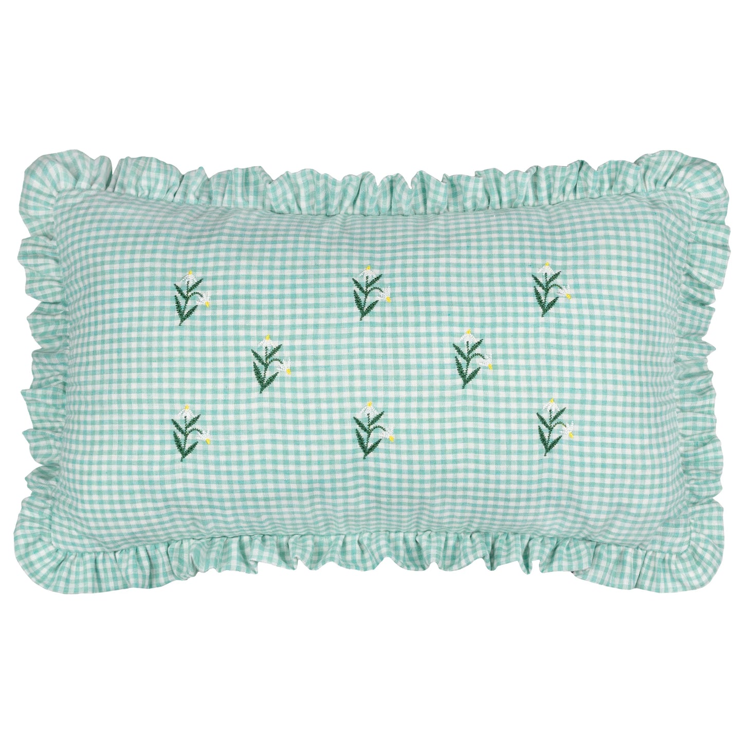 Furn Les Petite Fleurs Cushion - Spring Green
