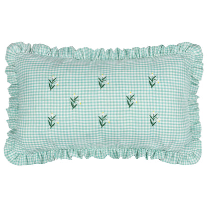 Furn Les Petite Fleurs Cushion - Spring Green