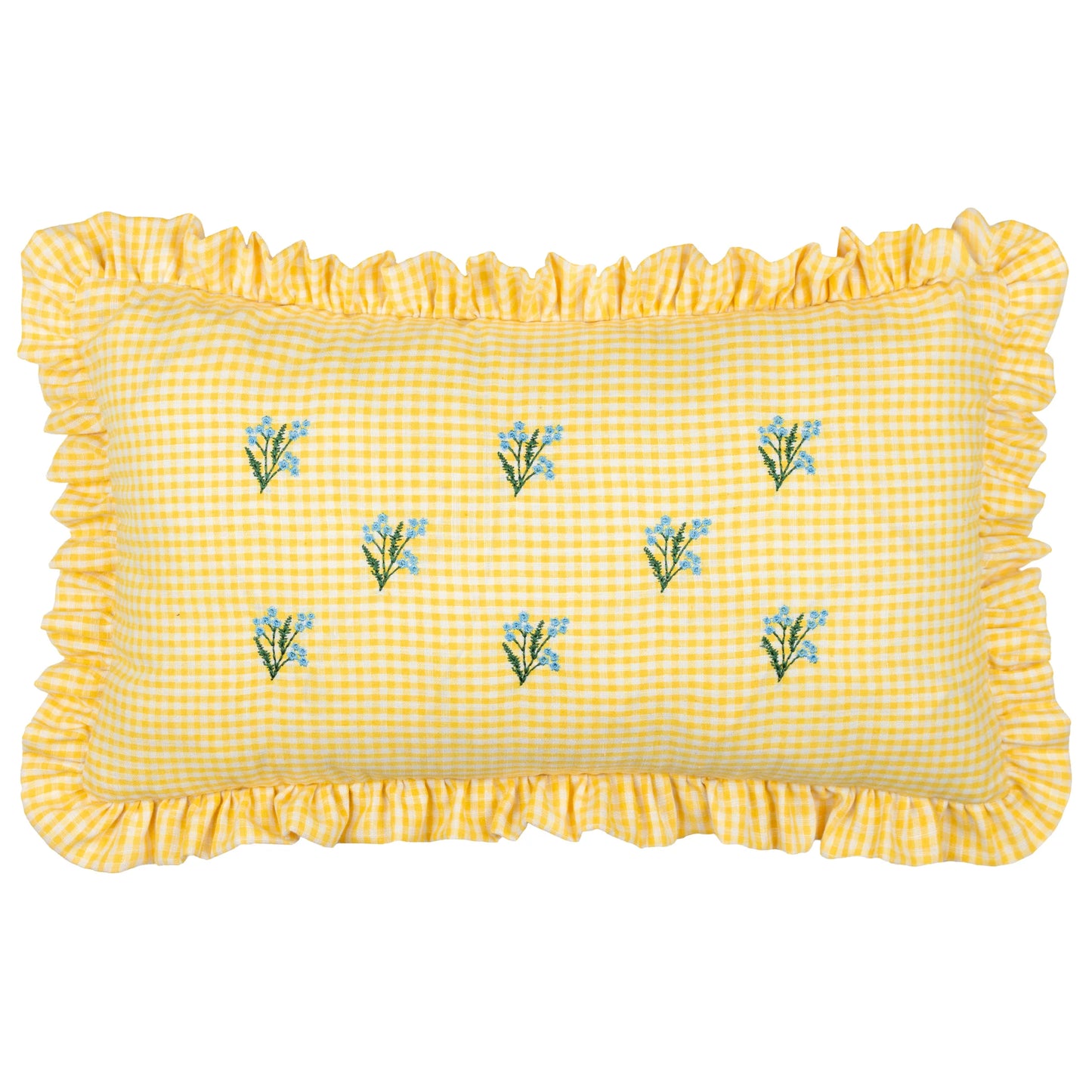 Furn Les Petite Fleurs Cushion - Yellow