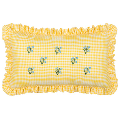 Furn Les Petite Fleurs Cushion - Yellow