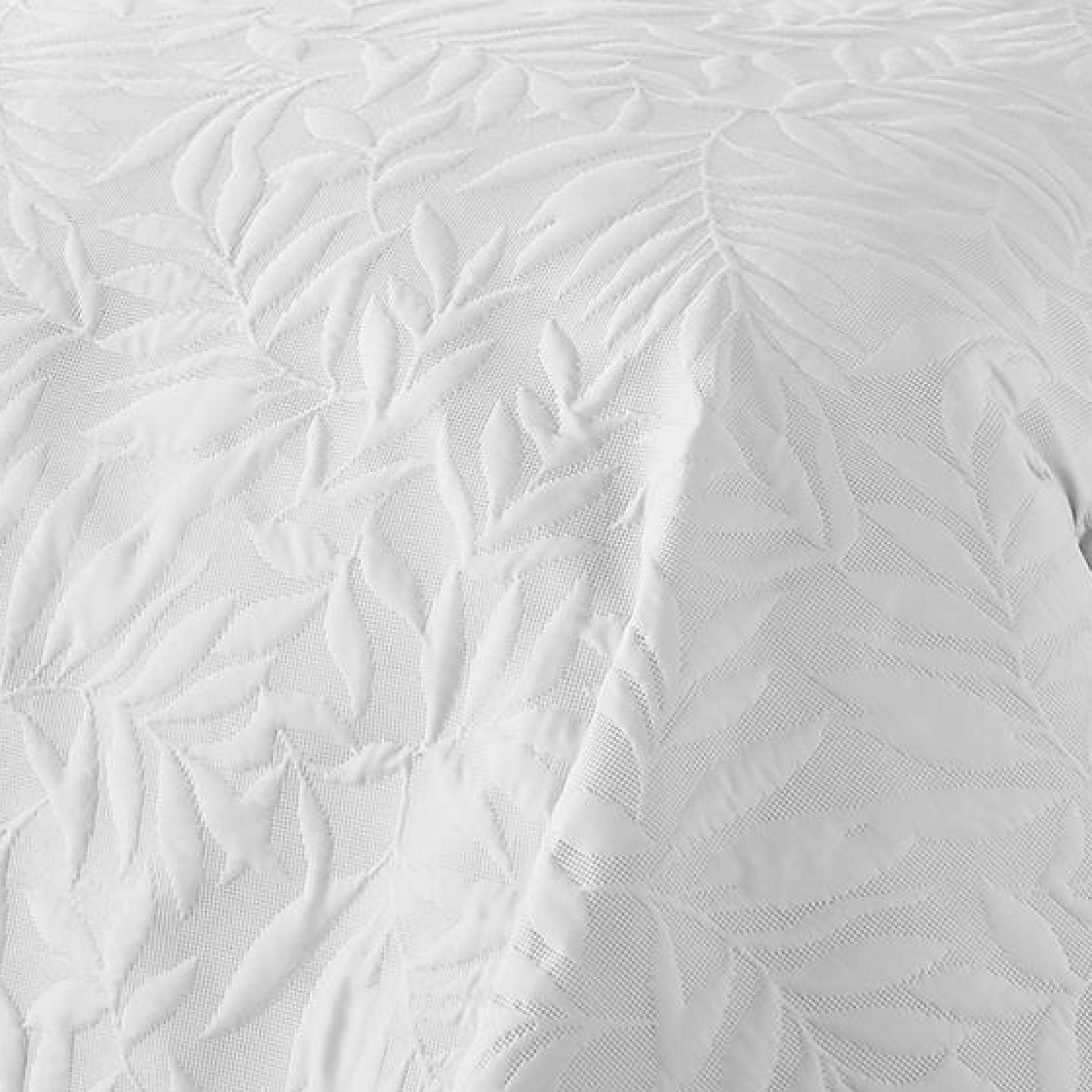 Luana Bedspread by Serene in White 230cm X 200cm - Bedspread - Serene