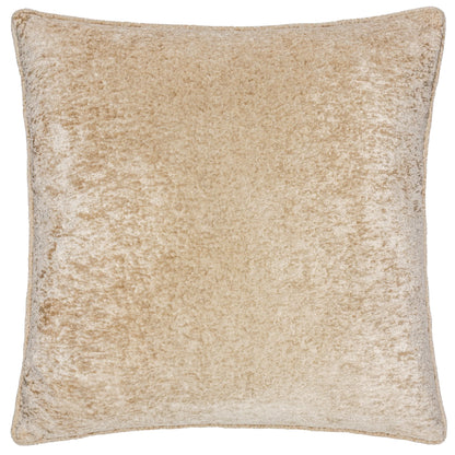 Paoletti Lustre Velvet Cushion - Champagne