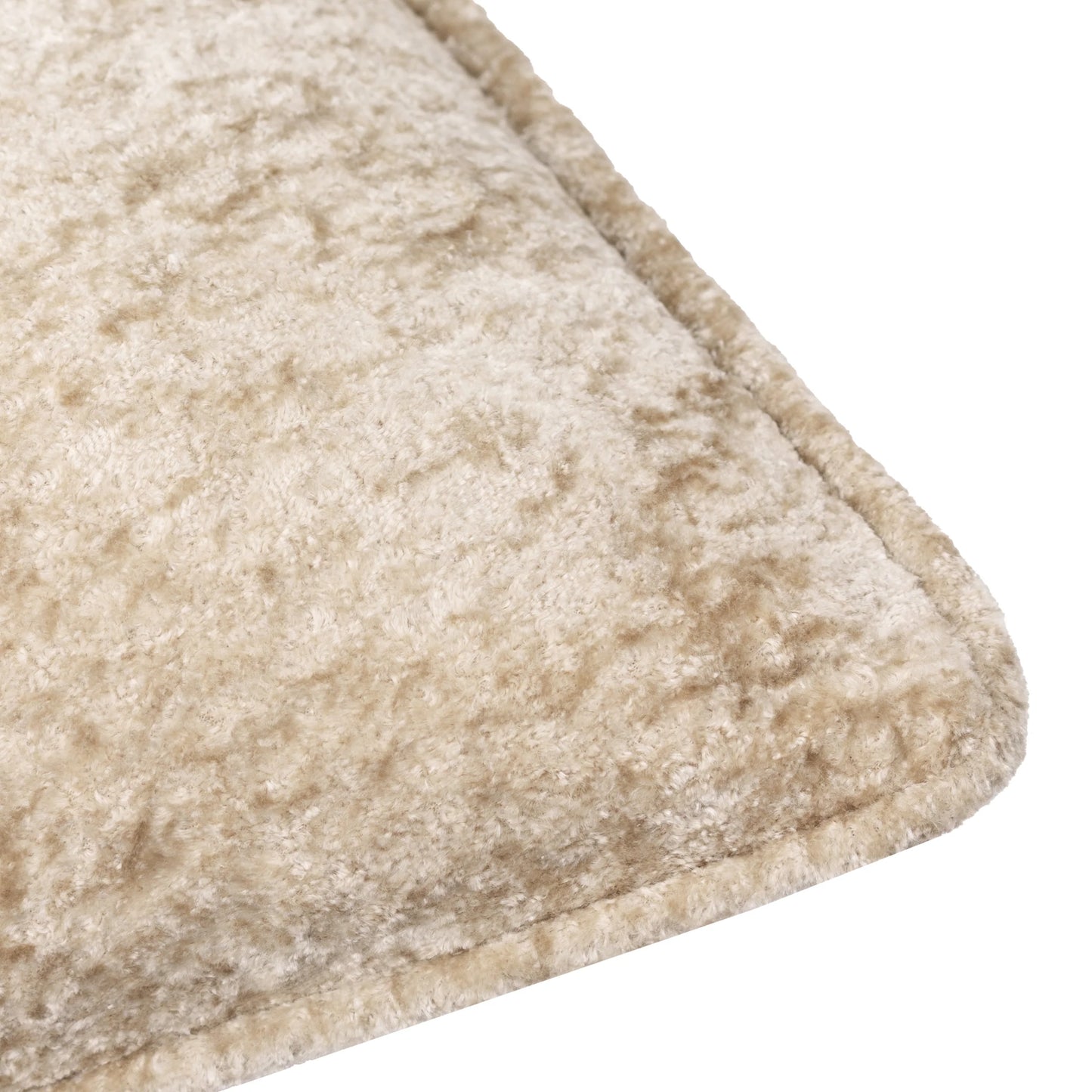 Paoletti Lustre Velvet Cushion - Champagne