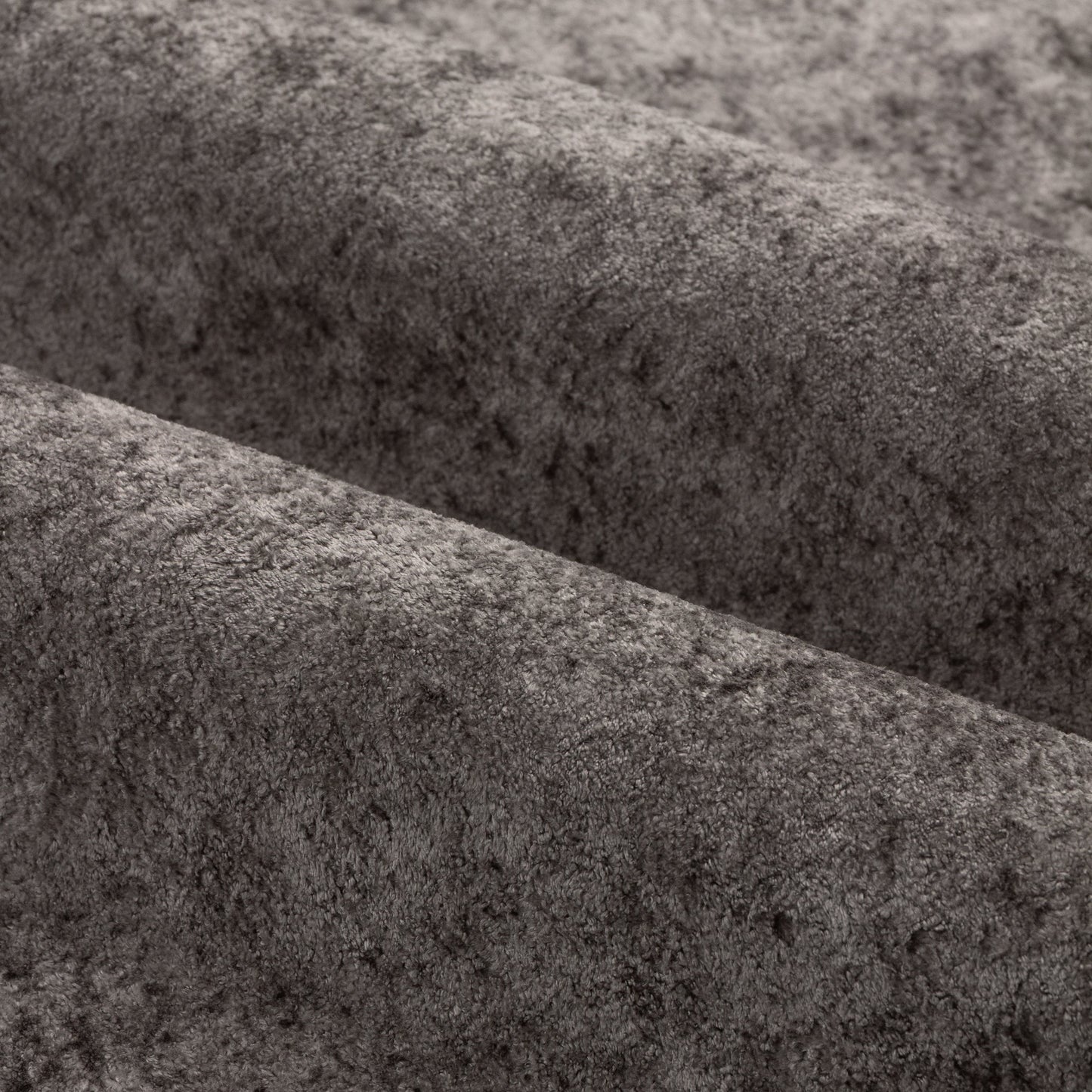 Paoletti Lustre Velvet Eyelet Curtains - Pewter