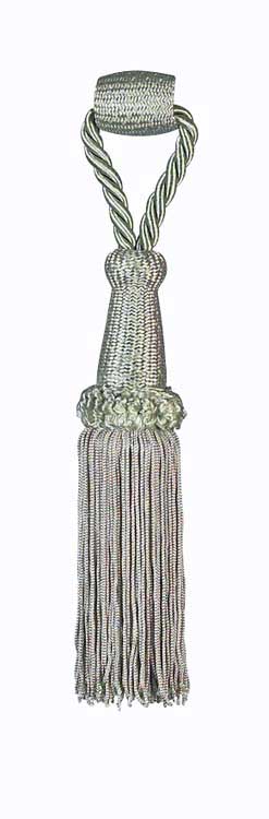 Hallis Linnet Tassel Tiebacks (Pair) - Pale Green