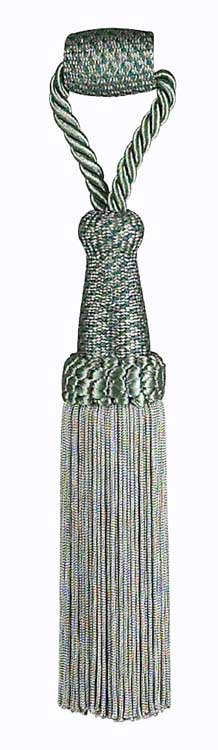Hallis Linnet Tassel Tiebacks (Pair) - Sage