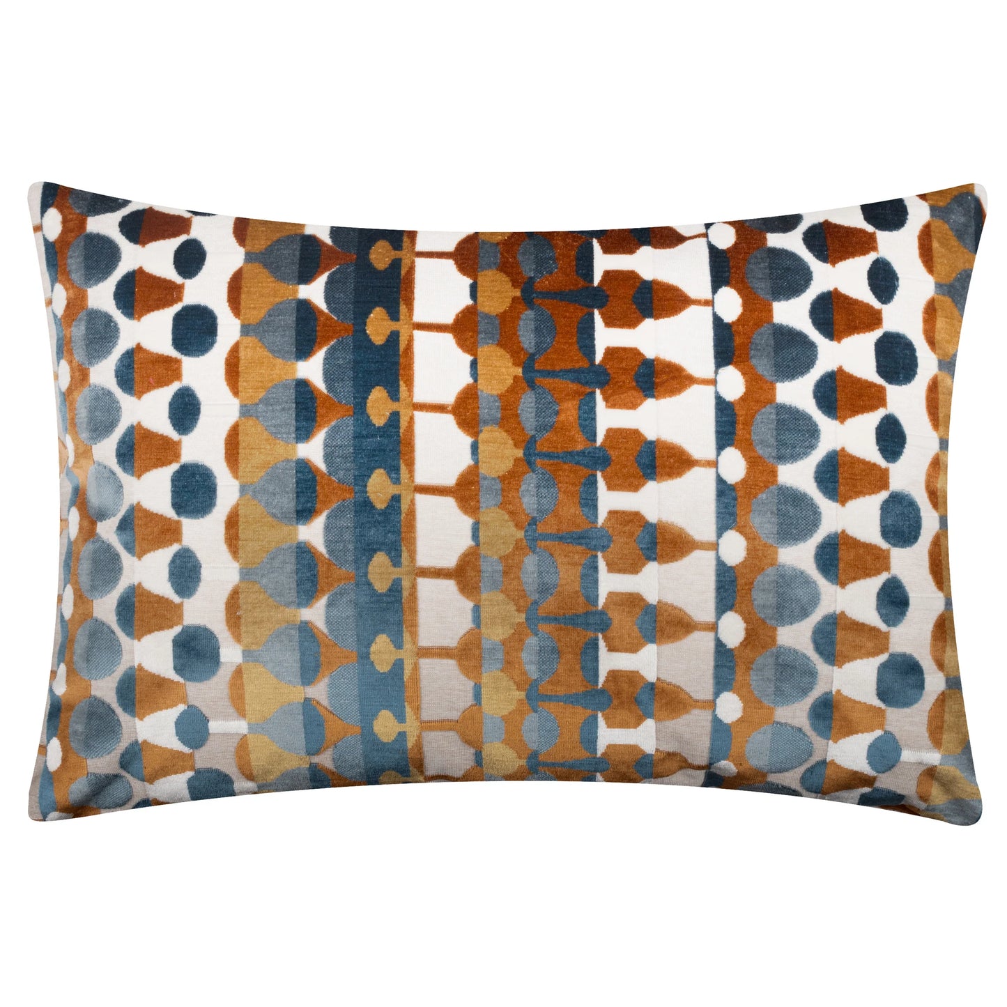 Furn Metro Abstract Cushion - Ginger