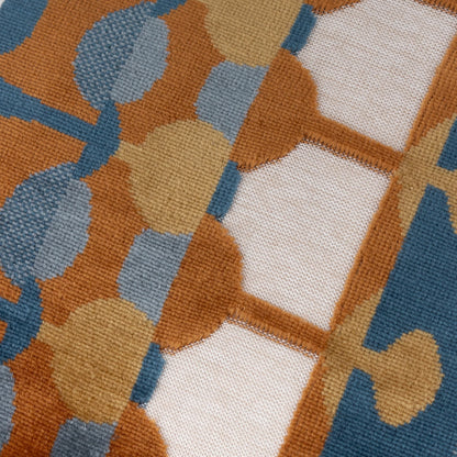 Furn Metro Abstract Cushion - Ginger