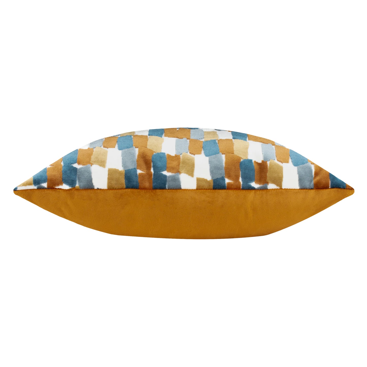 Furn Metro Blocks Cushion - Ginger