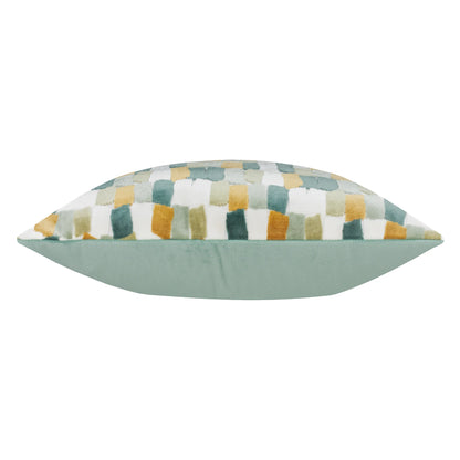 Furn Metro Blocks Cushion - Green