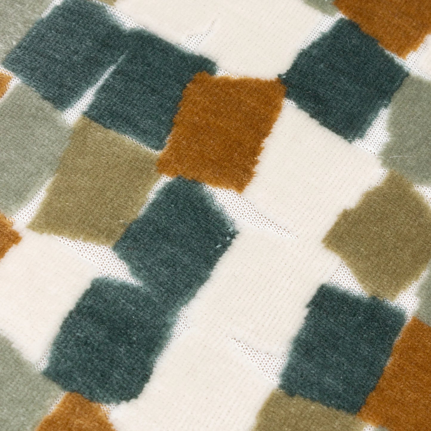 Furn Metro Blocks Cushion - Green