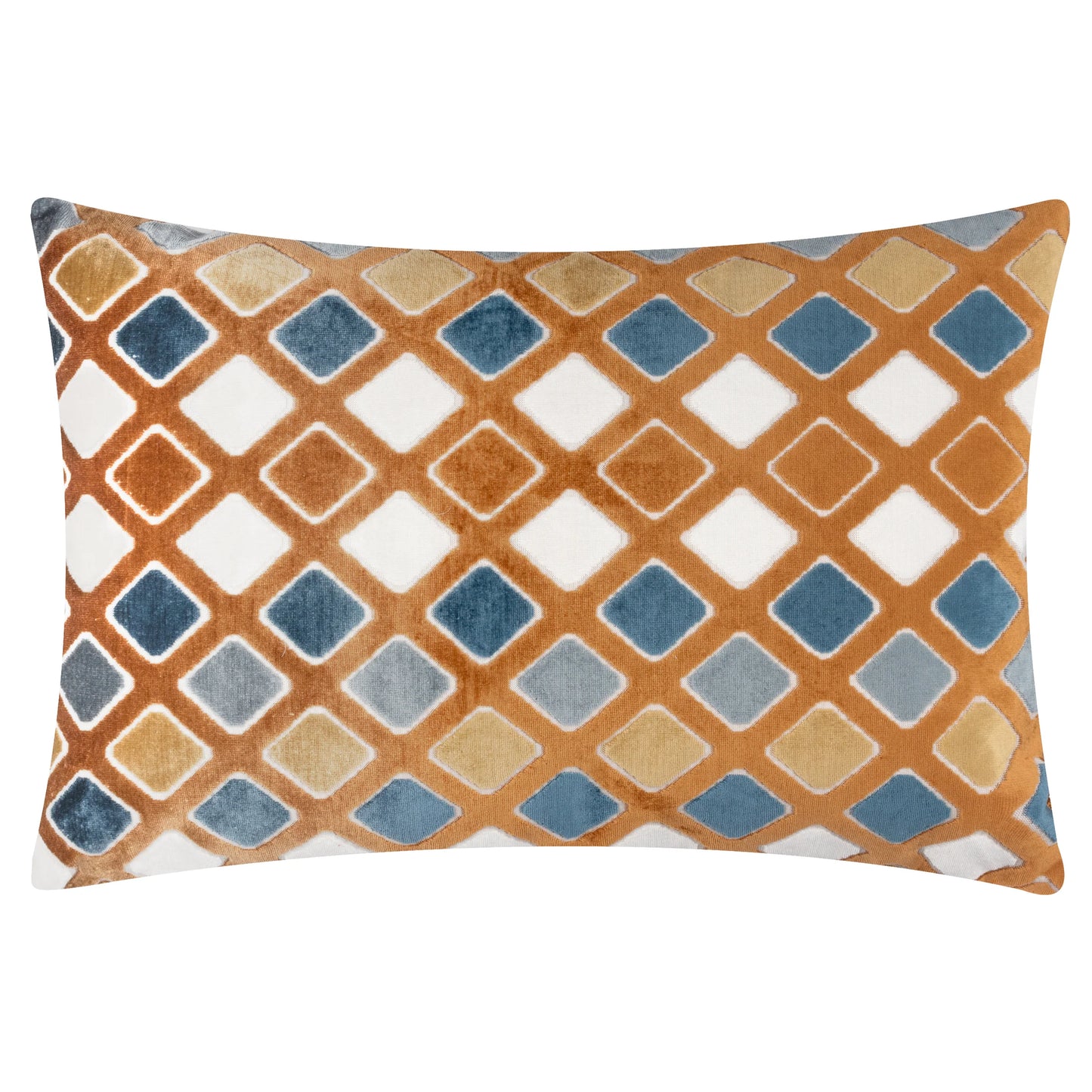 Furn Metro Diamond Cushion - Ginger