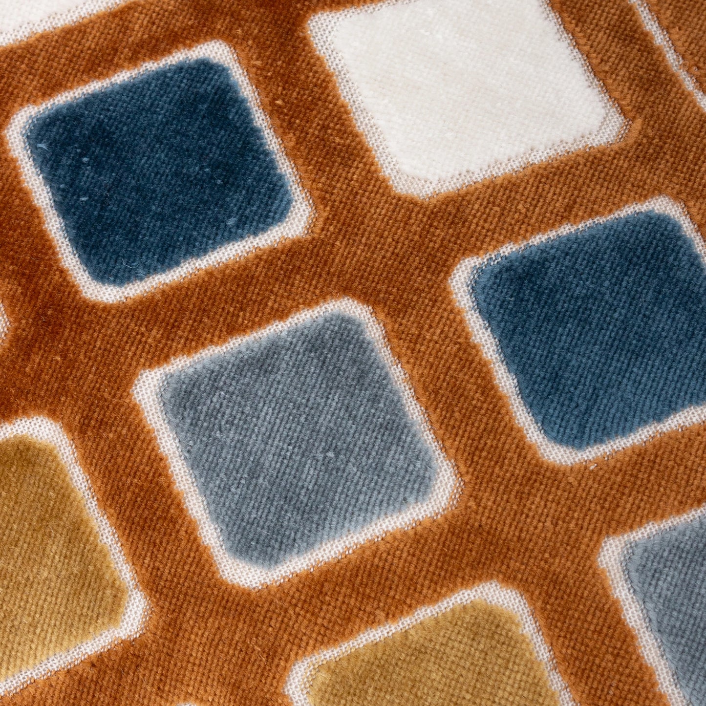 Furn Metro Diamond Cushion - Ginger