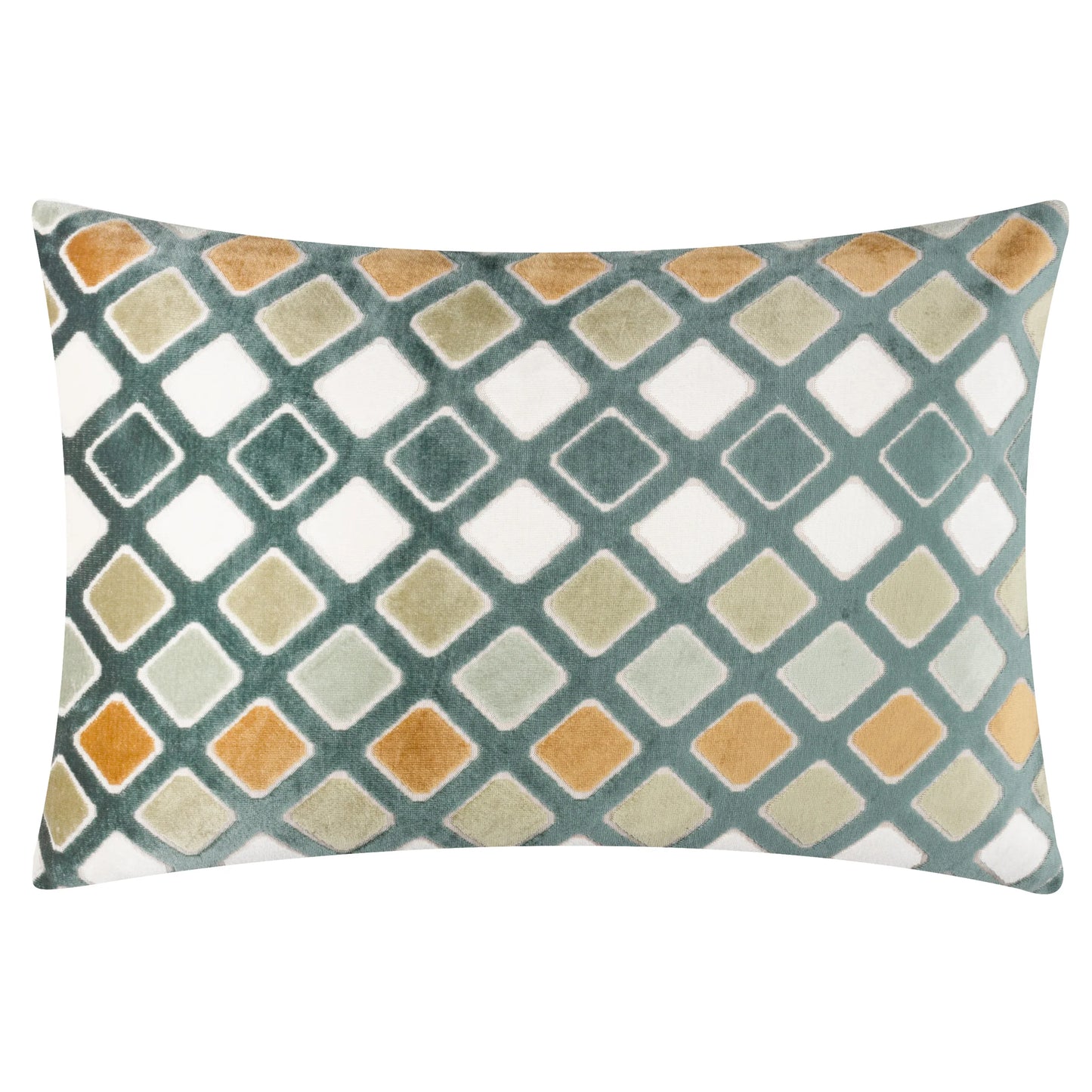 Furn Metro Diamond Cushion - Green
