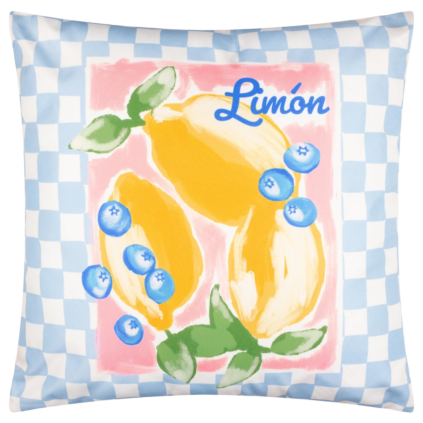Furn Mediterranean Limon Outdoor Cushion - Sky Blue