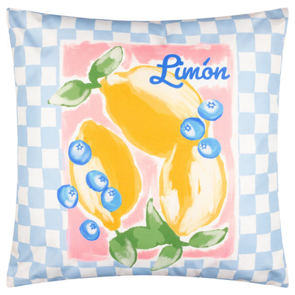 Furn Mediterranean Limon Outdoor Cushion - Sky Blue