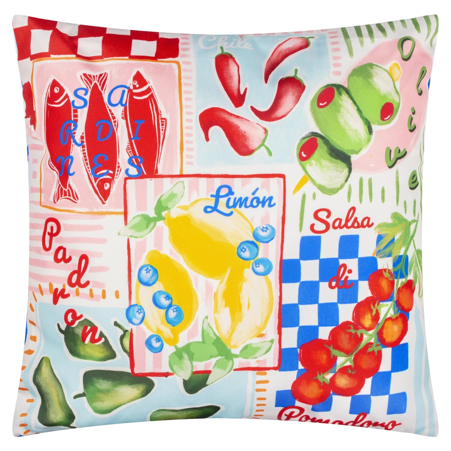 Furn Mediterranean Picnic Outdoor Cushion - Multi