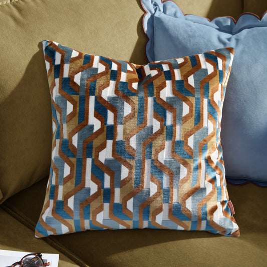 Furn Metro Prism Cushion - Ginger