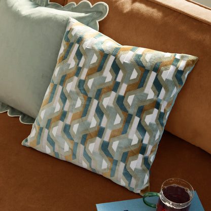 Furn Metro Prism Cushion - Green