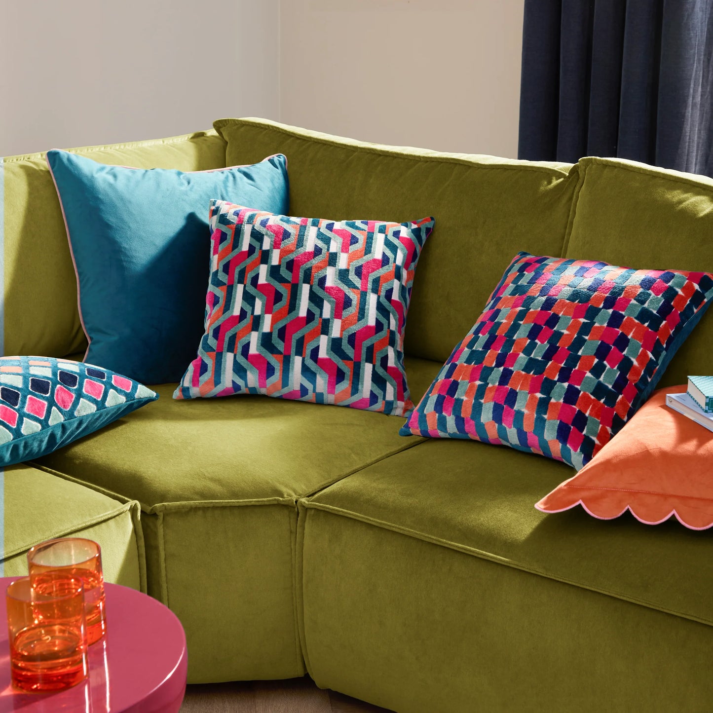 Furn Metro Prism Cushion - Multicolour
