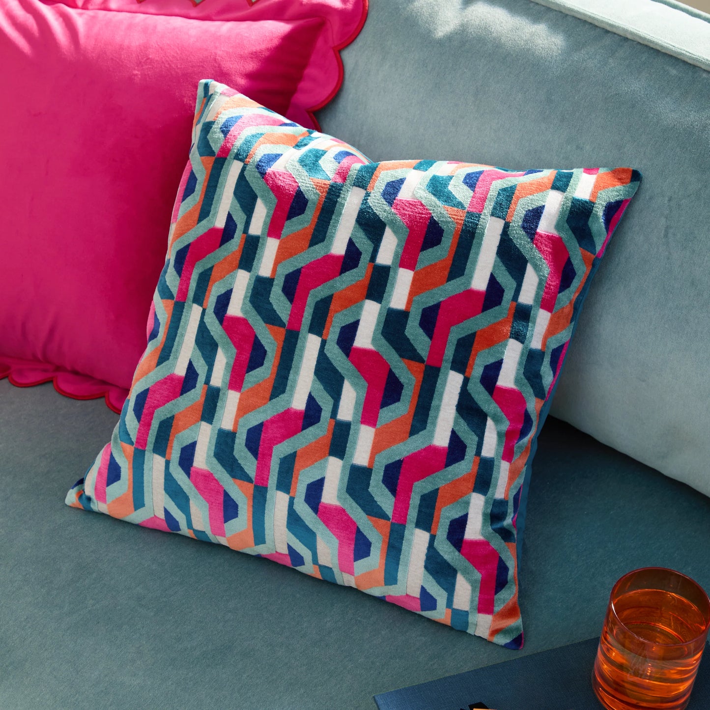 Furn Metro Prism Cushion - Multicolour