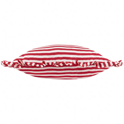 Wylder Millie Ruffle Outdoor Cushion - Candy Red