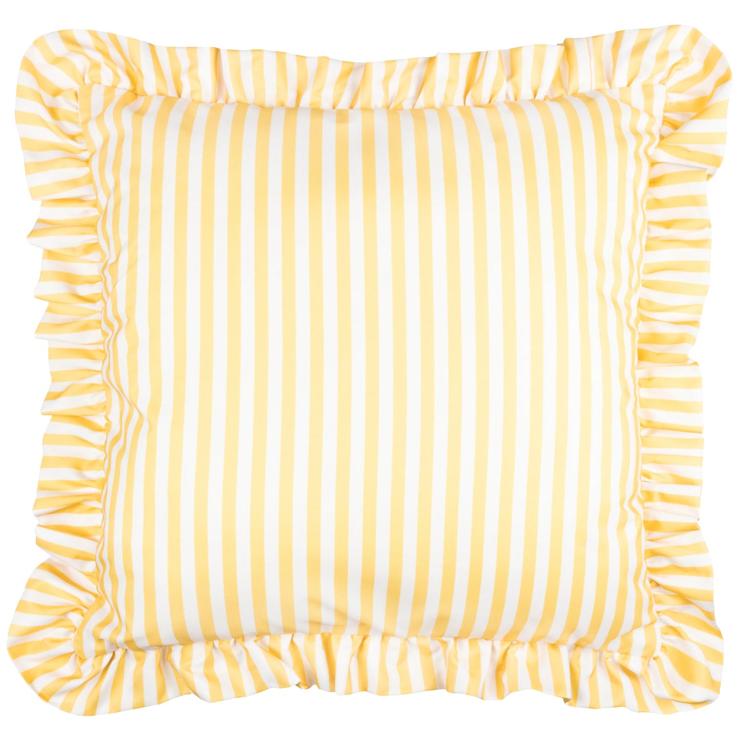 Wylder Millie Ruffle Outdoor Cushion - Yellow