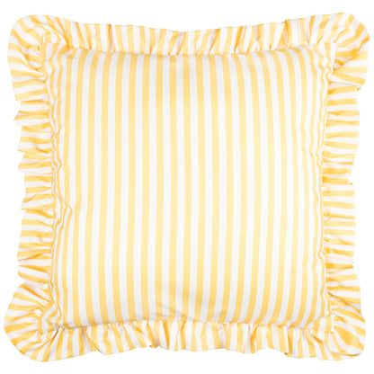 Wylder Millie Ruffle Outdoor Cushion - Yellow