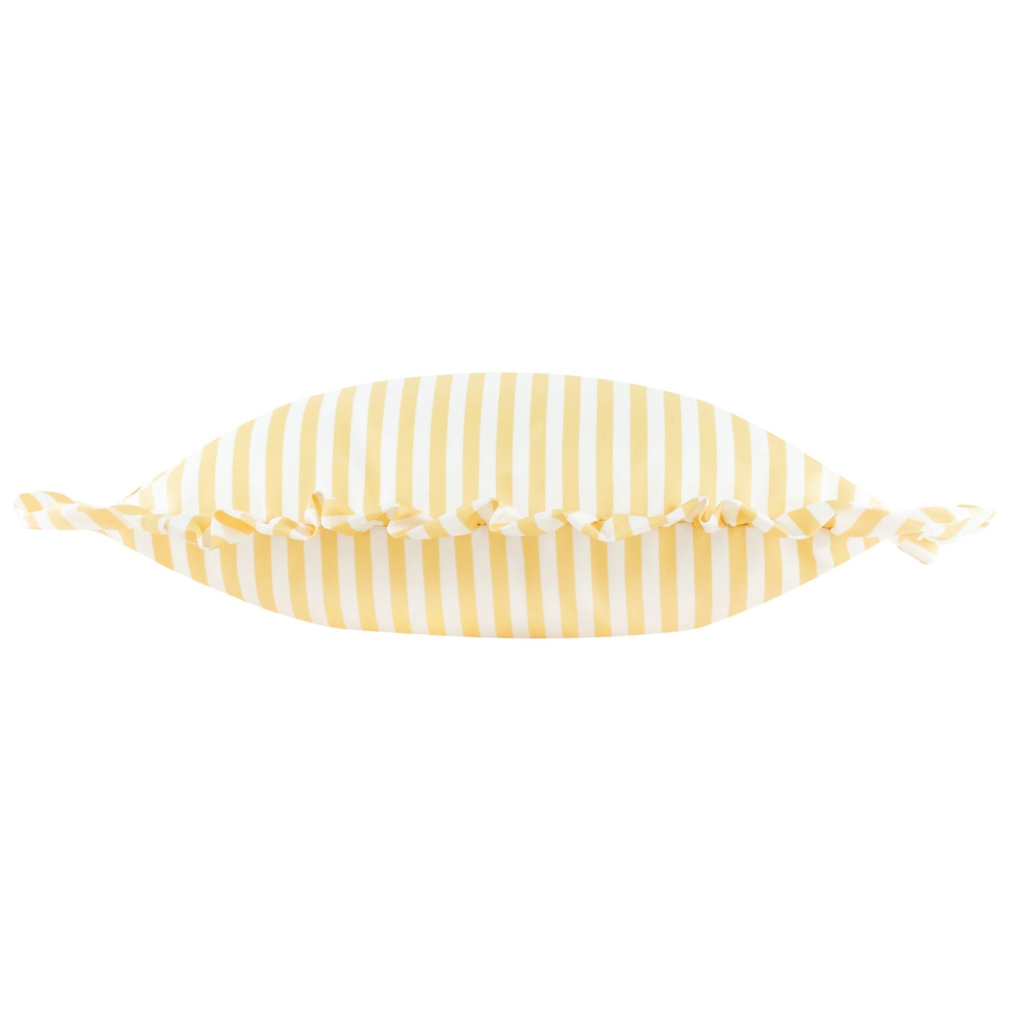 Wylder Millie Ruffle Outdoor Cushion - Yellow
