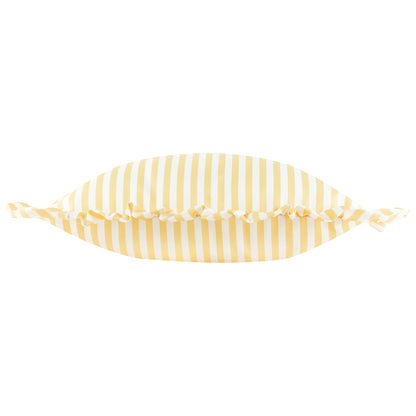 Wylder Millie Ruffle Outdoor Cushion - Yellow