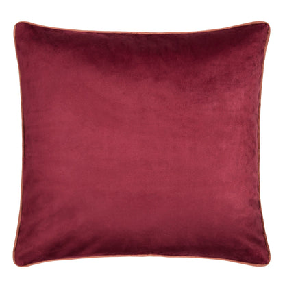 Laurence Llewelyn-Bowen Morris Major Chintz Cushion - Burgundy