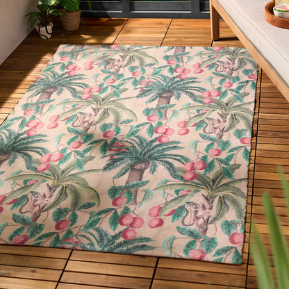 Furn Monkey Palm Indoor/Outdoor Rug - Papyrus