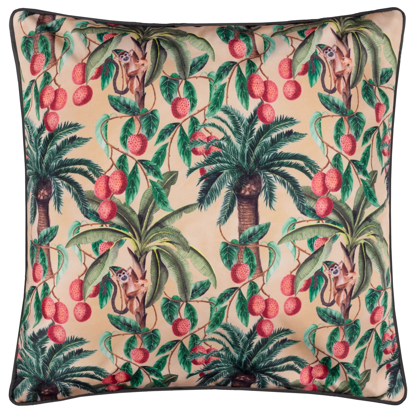 Wylder Monkey Palm Monkeys Outdoor Cushion - Papyrus