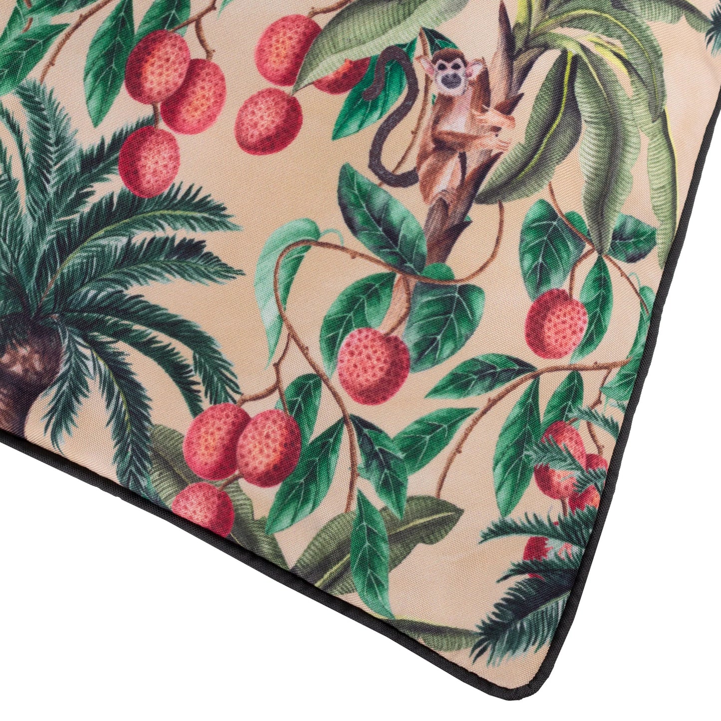 Wylder Monkey Palm Monkeys Outdoor Cushion - Papyrus
