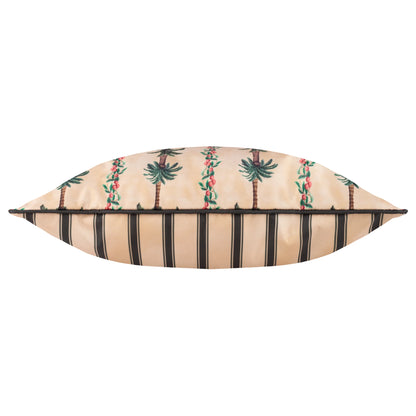 Wylder Monkey Palm Stripe Outdoor Cushion - Papyrus