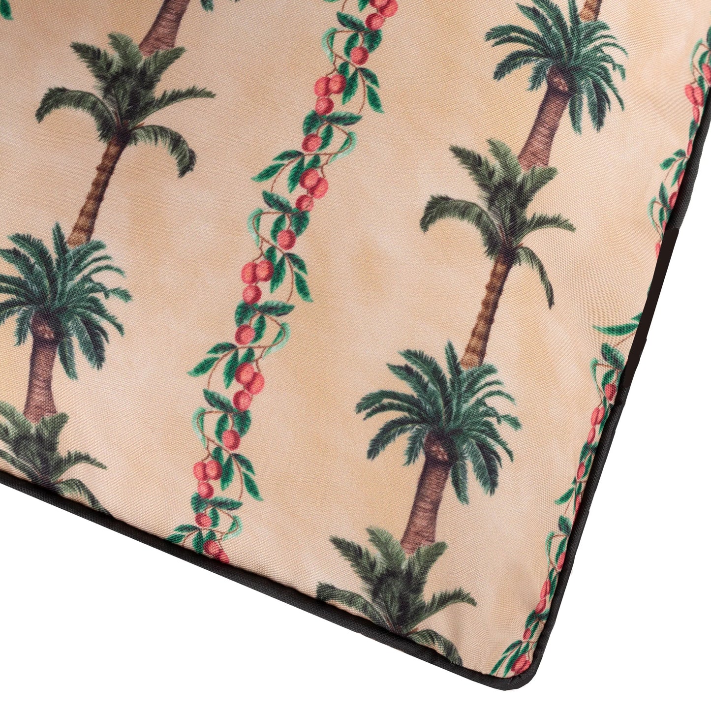 Wylder Monkey Palm Stripe Outdoor Cushion - Papyrus