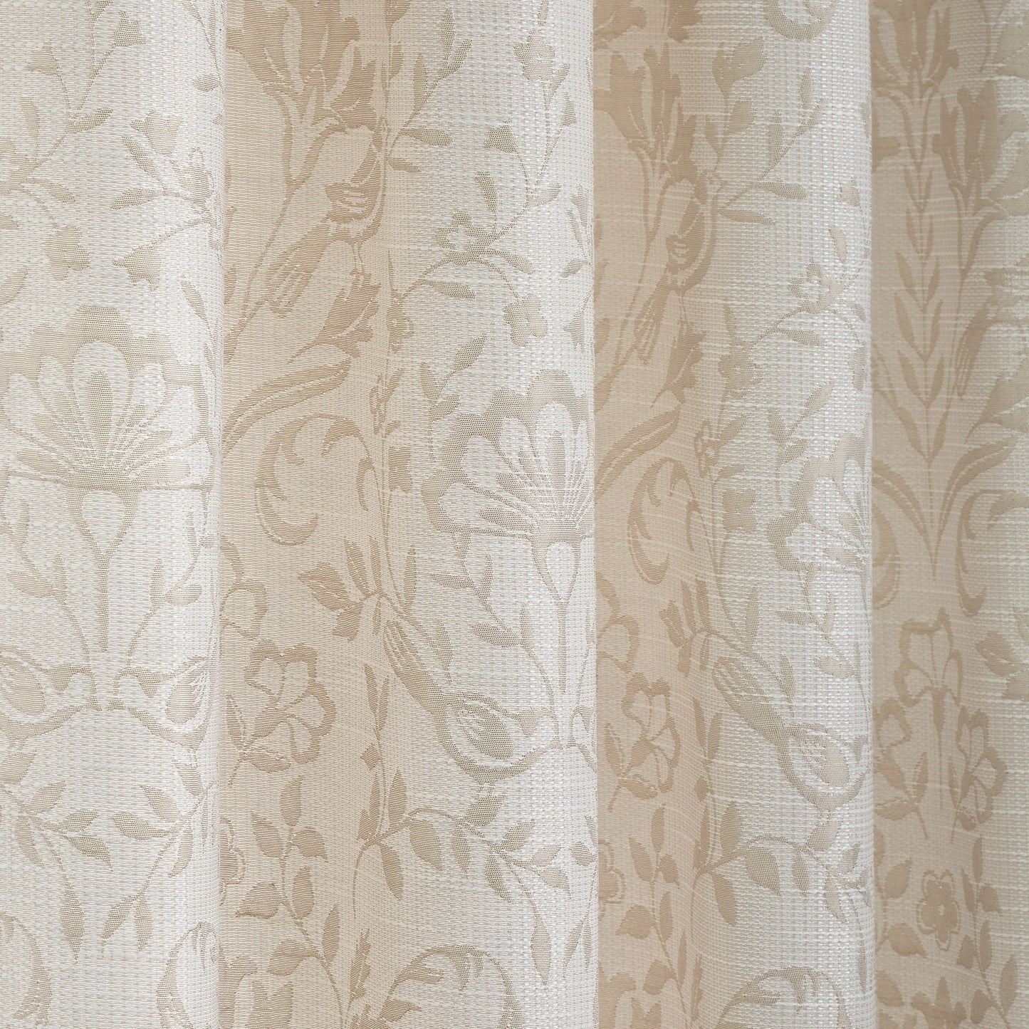 Marple Pair of Eyelet Curtains by Curtina in Natural - Pair of Eyelet Curtains - Curtina