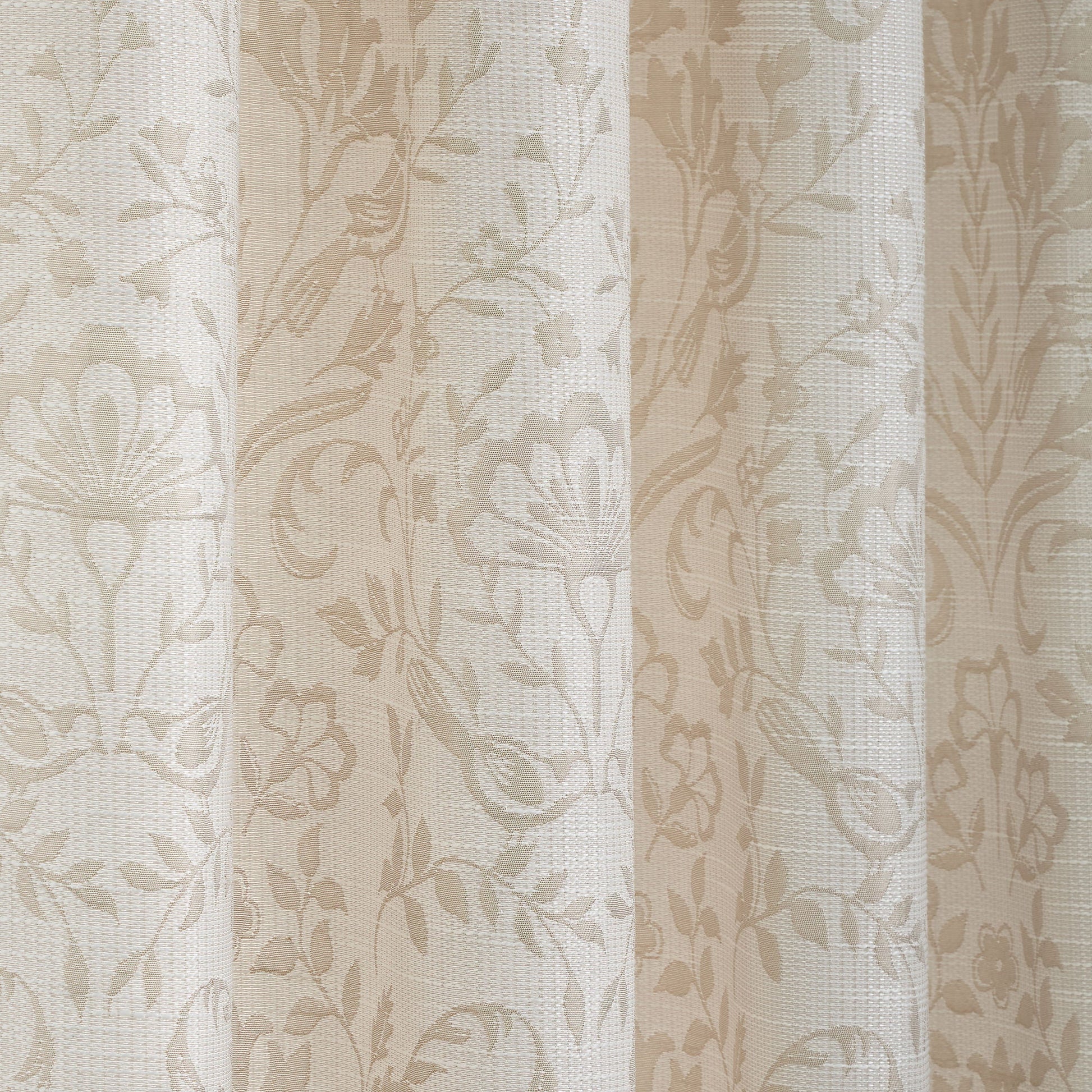 Marple Pair of Eyelet Curtains by Curtina in Natural - Pair of Eyelet Curtains - Curtina
