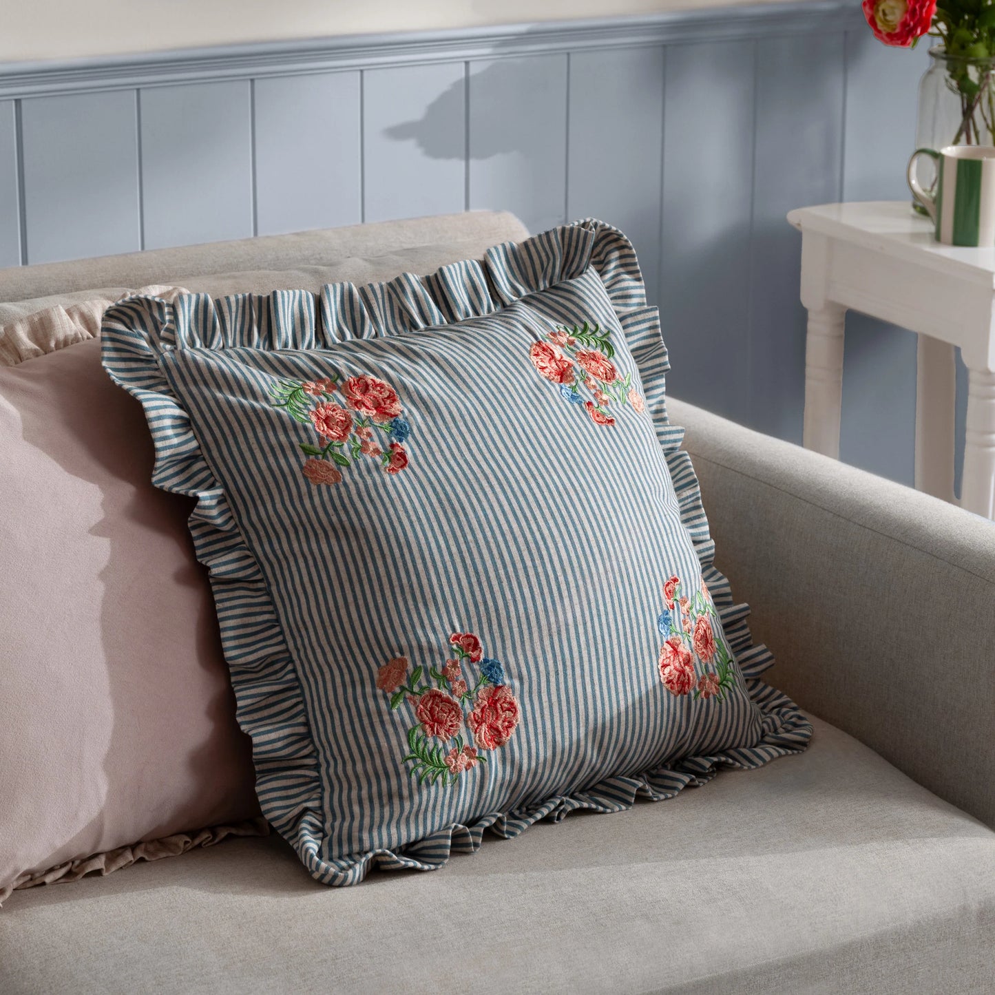 Wylder Martha Cushion - Blue