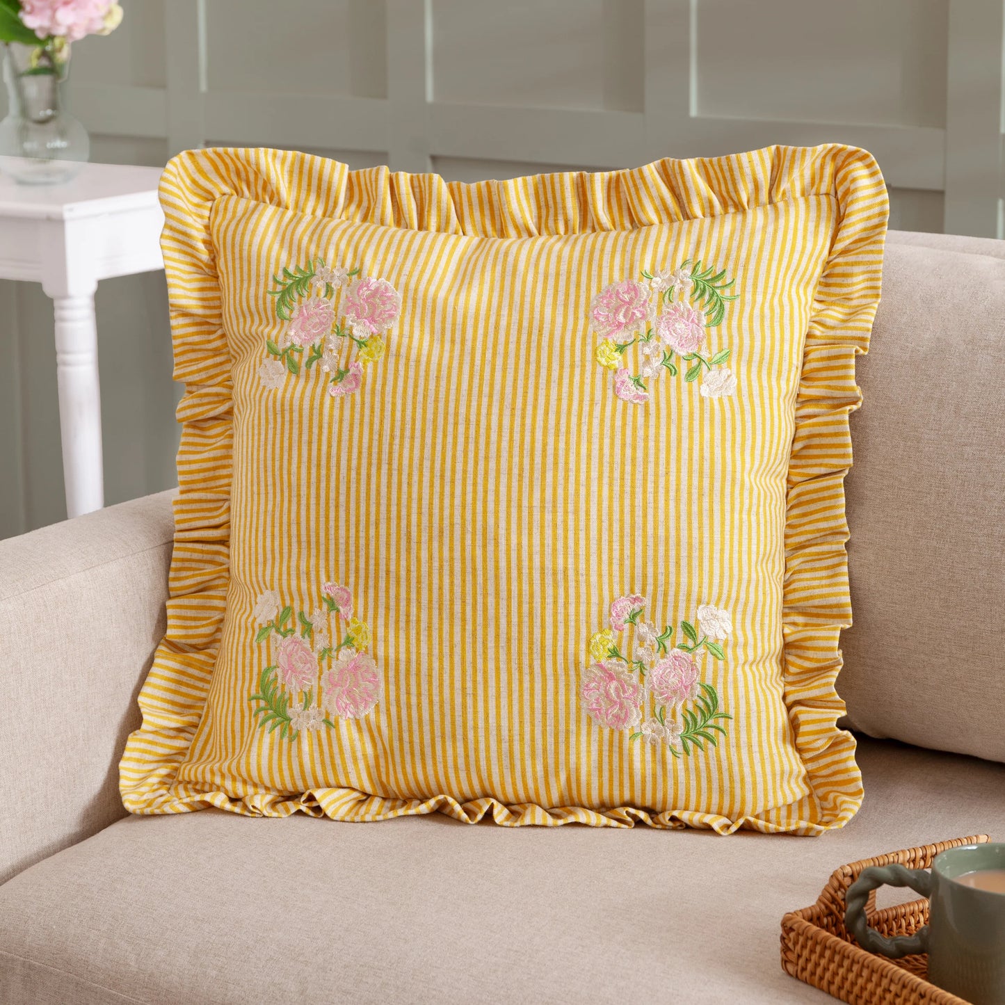 Wylder Martha Cushion - Yellow