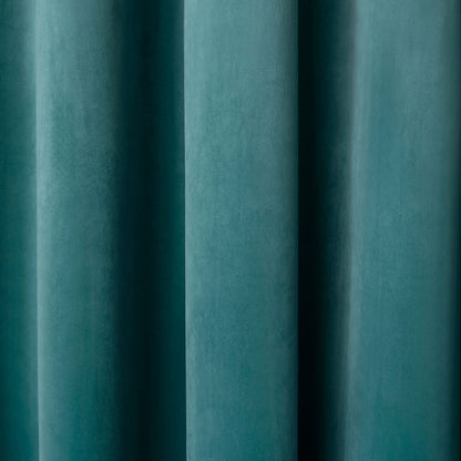 Montrose Pair of Eyelet Curtains by Laurence Llewelyn-Bowen in Teal - Pair of Eyelet Curtains - Laurence Llewelyn-Bowen