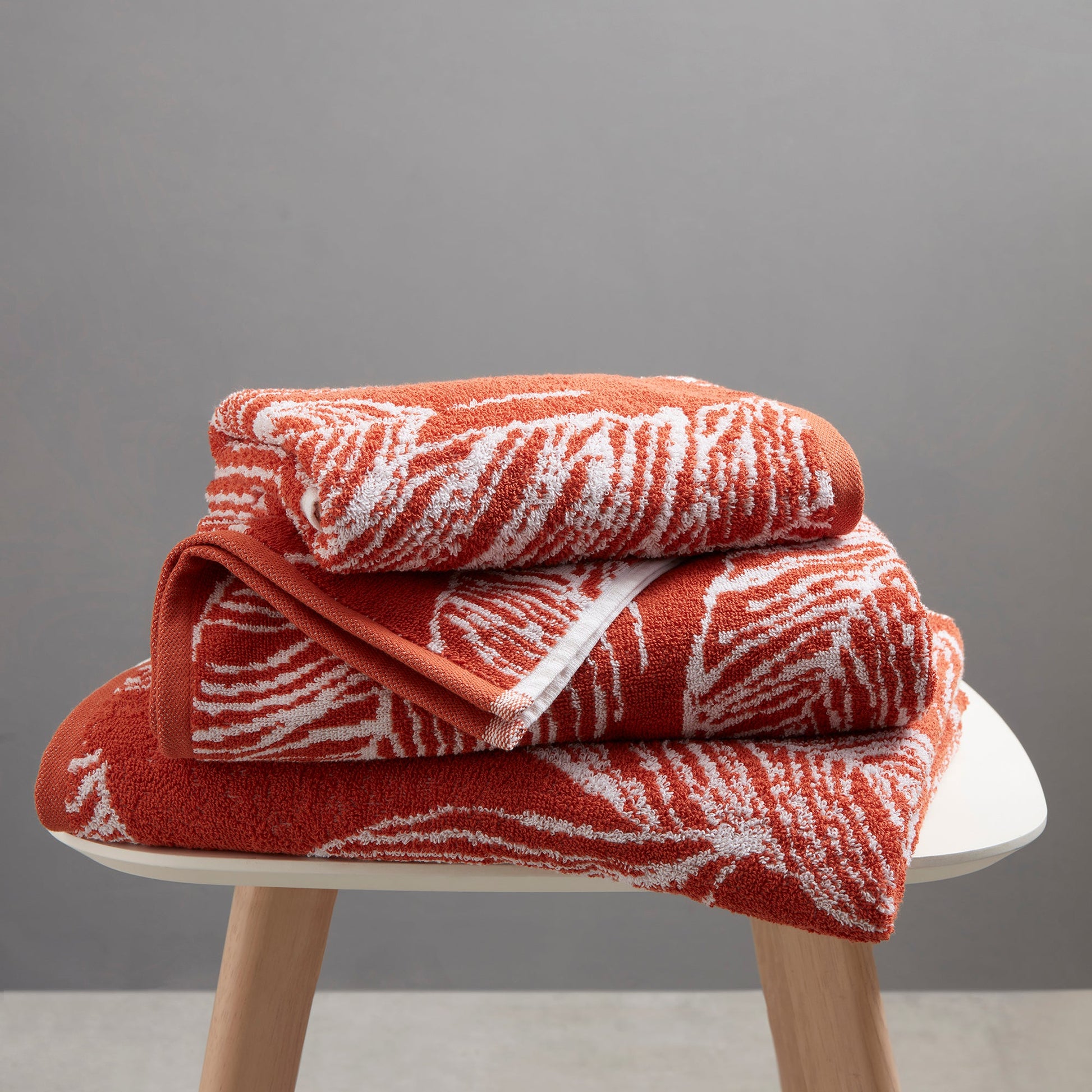 Matteo Towels by Fusion Bathroom in Terracotta - Towels - Fusion Bathroom